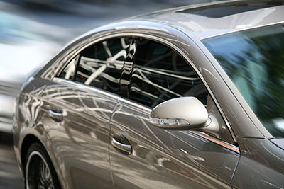 image of car driving in iowa